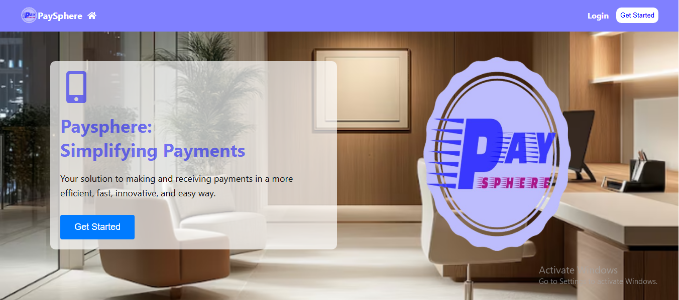 Screenshot of PAYSPHERE